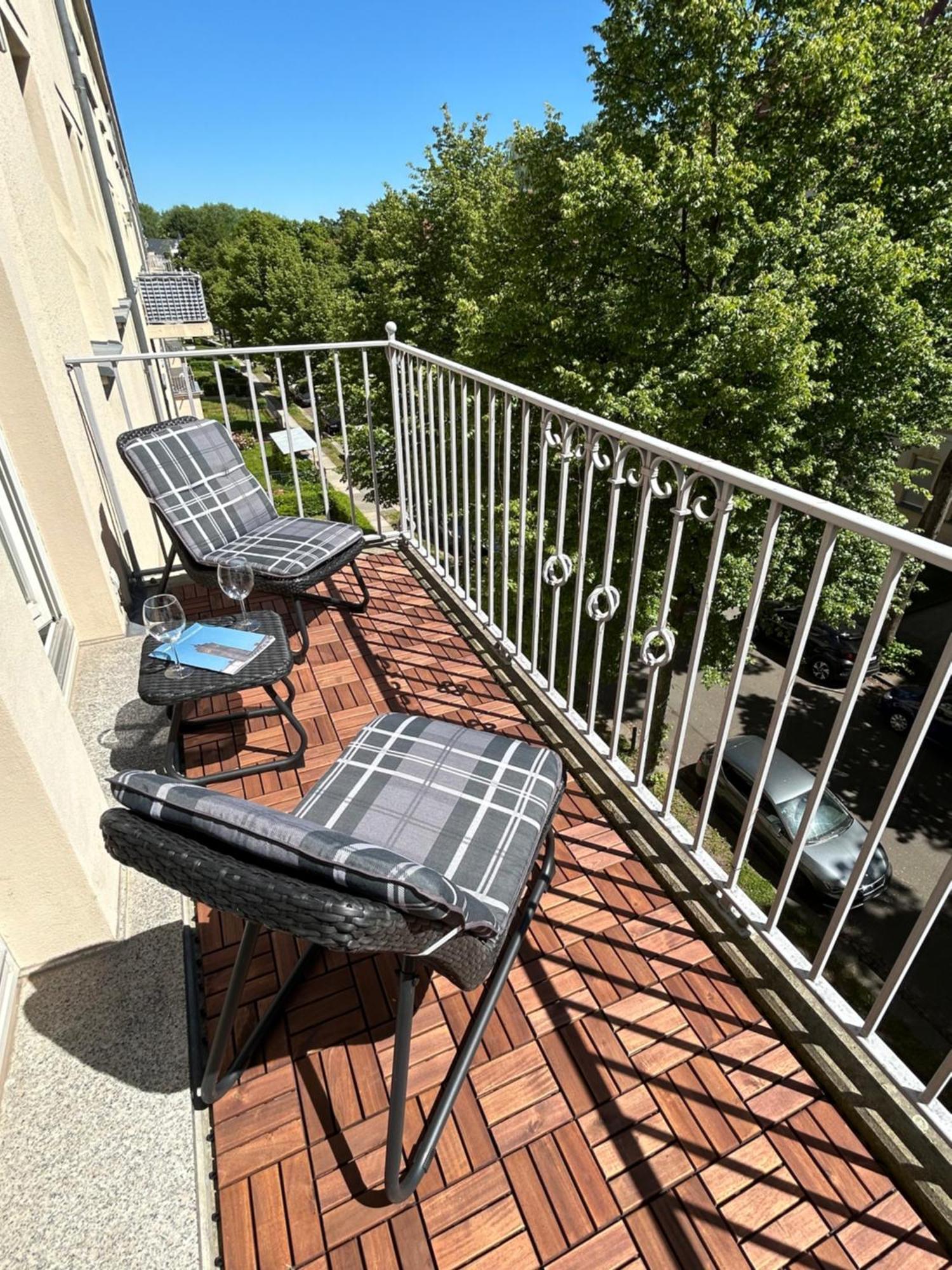 Ruhige Maisonettewohnung Auf Dem Kassberg Chemnitz Exteriör bild